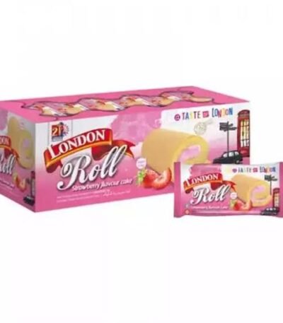 LONDON ROLL STRAWBERRY CAKE