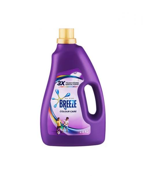 breeze detergent liquid colour care 2.6kg