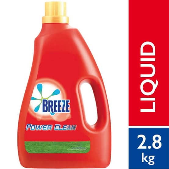 breeze detergent liquid power clean 2.6kg ,