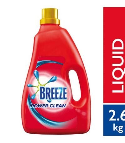 breeze detergent liquid power clean 2.6kg