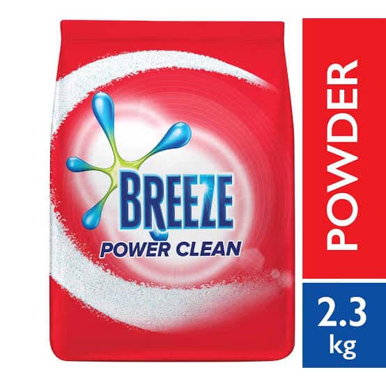 breeze detergent powder powwr clean