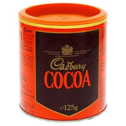 cadbury cocoa powder 125gm