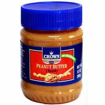 crown peanut butter chunky