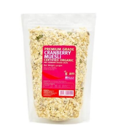 dr gram organic muesli cranberry