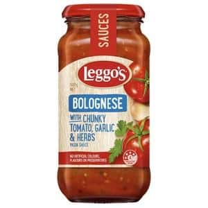 leggos pasta sauce bolognese tomato garlic