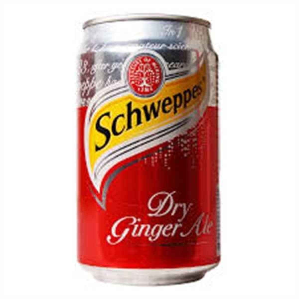 Schweppes dry ginger ale 320ml - Image 1