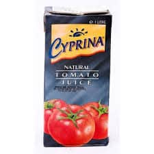 Cyprina 100% natural tomato juice 1L