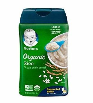 Gerber Organic Rice Cereal 227gm