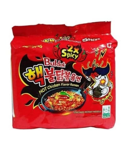 Ramen Hot Chicken 2x spicy Noodles 5 Pack