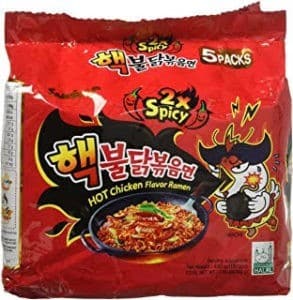 Samyang 2x spicy Ramen Noodles 5 Pack