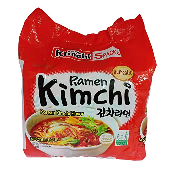 Samyang Hot Chicken Ramen Kimchi Noodles 5 Pack