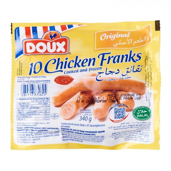 doux chicken franks