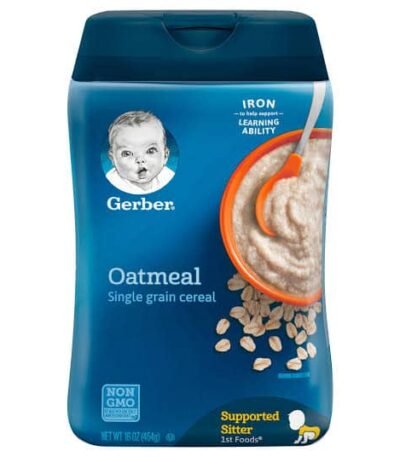 gerber baby oatmeal single
