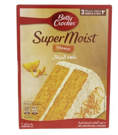 Betty Cookies Super Moist cake mix orange
