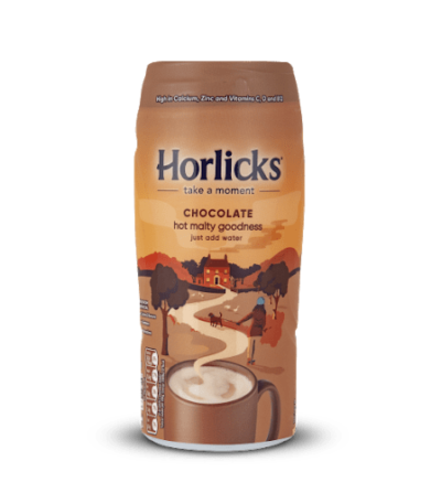 Horlicks Chocolate Hot Malty goodness jar