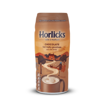 Horlicks Chocolate Hot Malty goodness jar