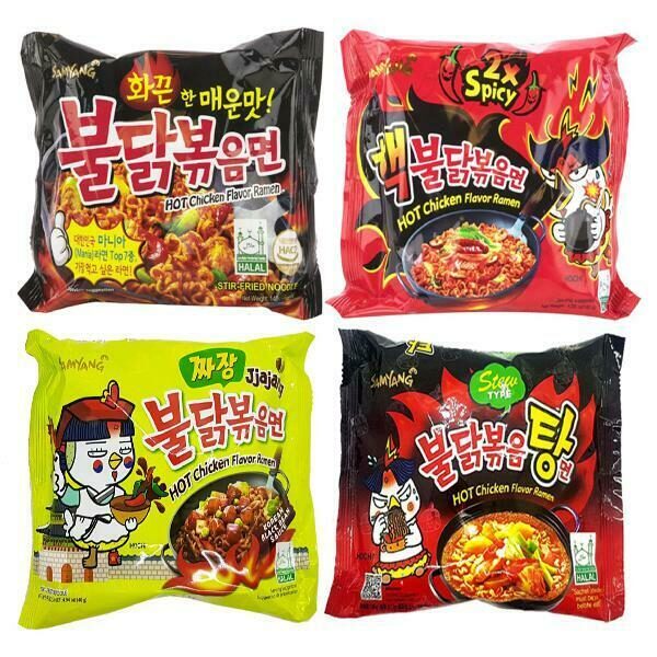 Samyang noodles single pack
