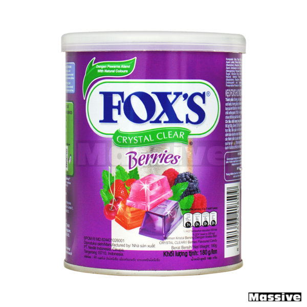 Foxs Berries candy Tin 180gm