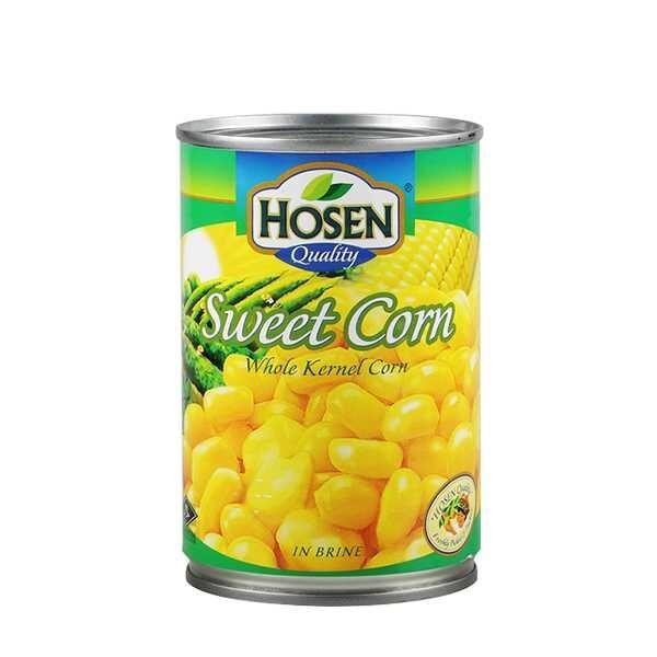 Hosen Sweet Corn Whole Can 425gm