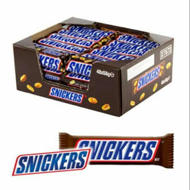 Snickers Chocolate 15g 1 Box