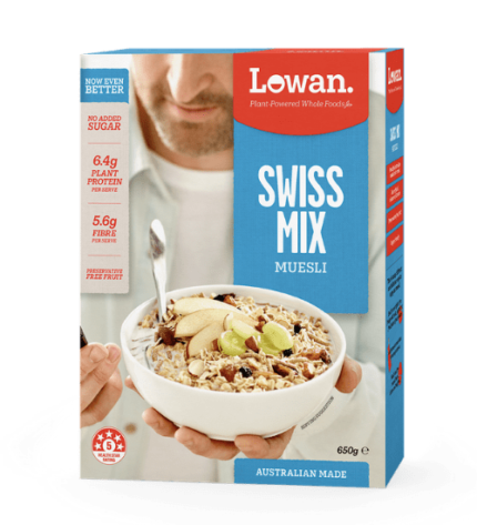 Lowan Swiss Mix muesli 650gm