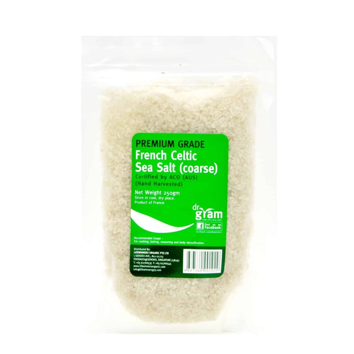 DR. GRAM SALT SEA SALT COARSE 200gm