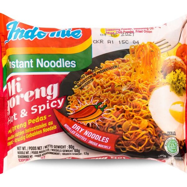 Indomie Hot & Spicy Noodles 6 pack