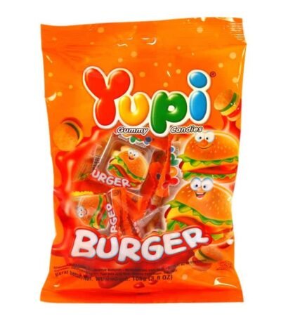 Yupi Gummy Burger Jello candy 8gm x 8 pcs