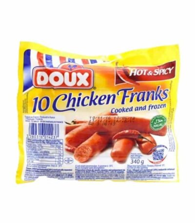 Doux Chicken Sausage Hot & Spicy Flavour 340g