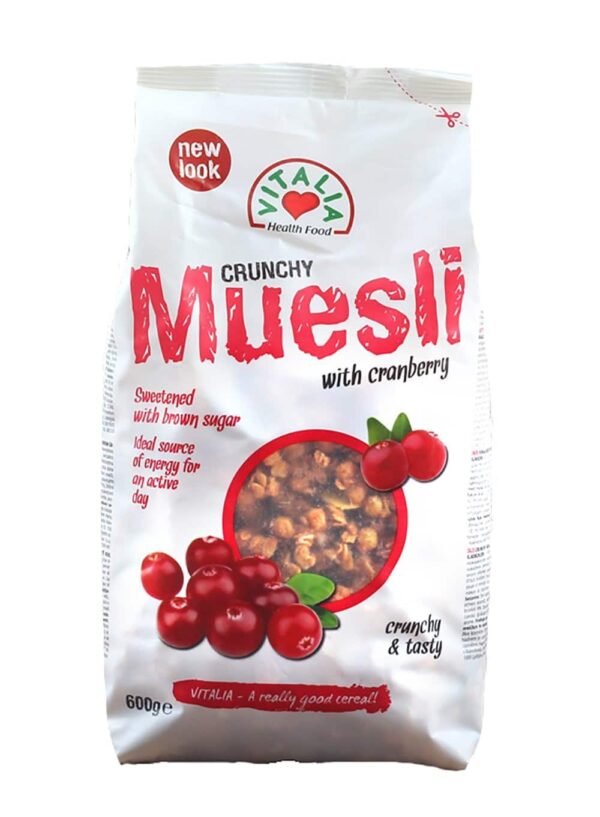 Vitalia Muesli Cranberry 600g