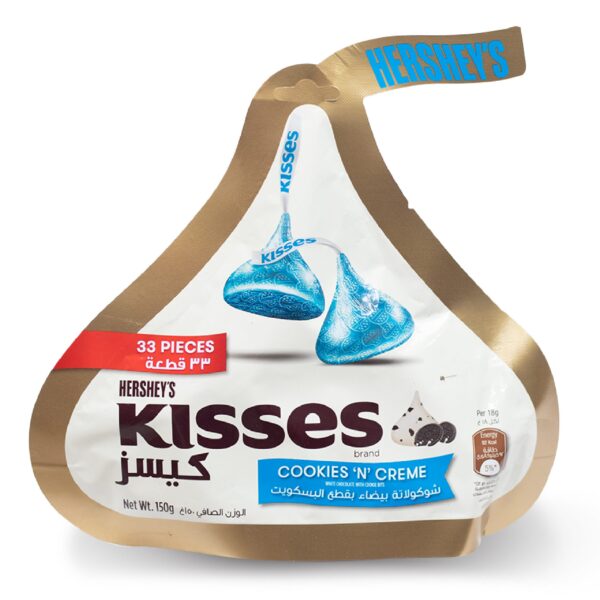 Hershey’s Kisses Cookies N Creme Chocolate 150g
