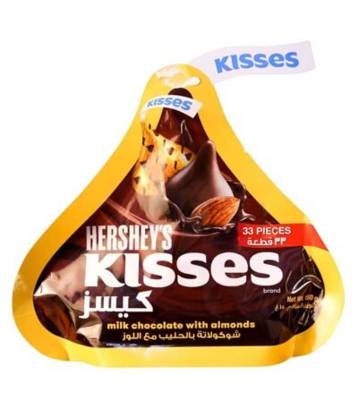 Hershey's Kisses Milk Chocolate with Almonds 150g