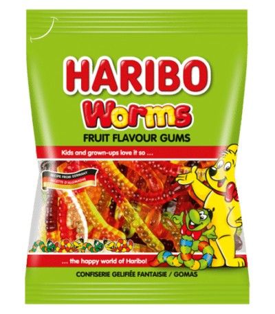 Haribo Worms soft Candy 80g
