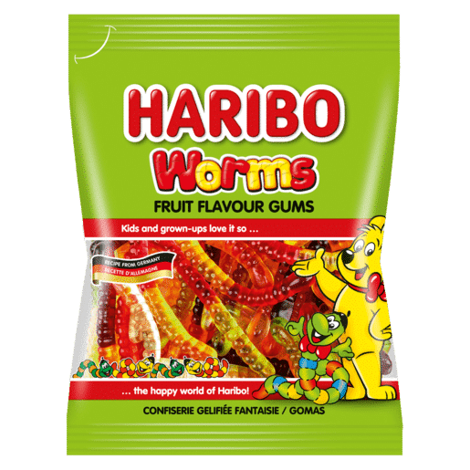 Haribo Worms soft Candy 80g