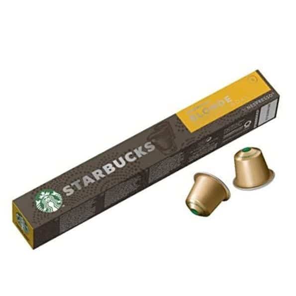 Starbucks Blonde Espresso Roast By Nespresso Box Of 10 Capsules