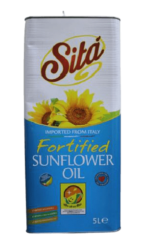 Sita Sunflower Oil Tin 5LTR