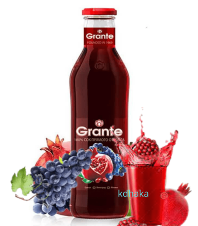 Grante 100% Juice Pomegranate + Grape 750ml