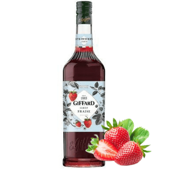 Giffard strawberry syrup 1000ml
