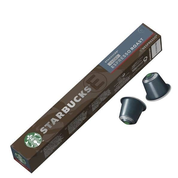 Starbucks Coffee Decaf Espresso Roast By Nespresso Box Of 10 Capsules