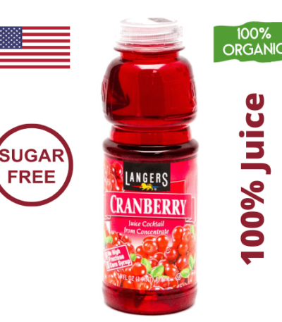 Langers Organic Cranberry 100% Juice 449ml
