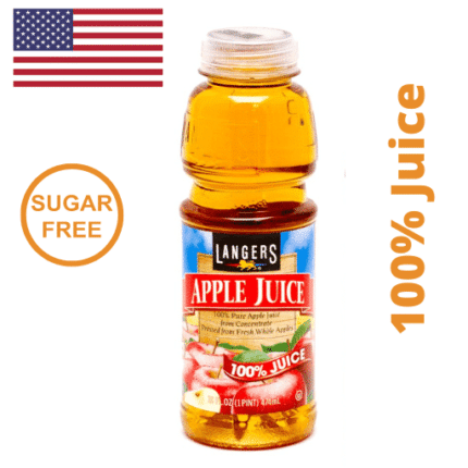 Langers Apple 100% Juice 449ml