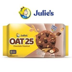 Julie's Oat 25 Chocolate Hazelnut Cookies