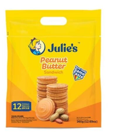 Julie's Peanut Butter Sandwich Biscuits 360gm