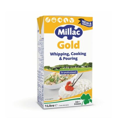 Millac Gold Whipping Cooking and Pouring Cream (Sugar Free) 1 litre