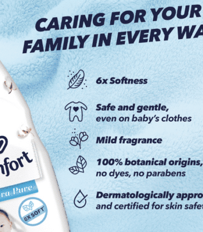 Comfort Concentrated Fabric Softener Ultra Pure 800ml