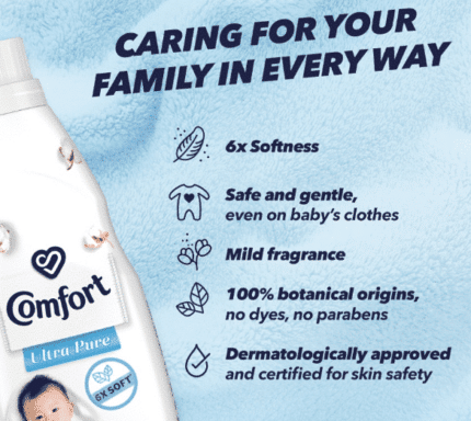 Comfort Concentrated Fabric Softener Ultra Pure 800ml