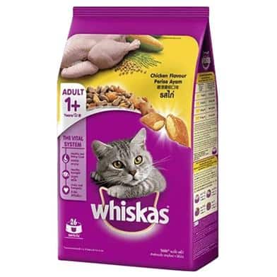 Whiskas Chicken Flavor Dry Cat Food 1.2kg
