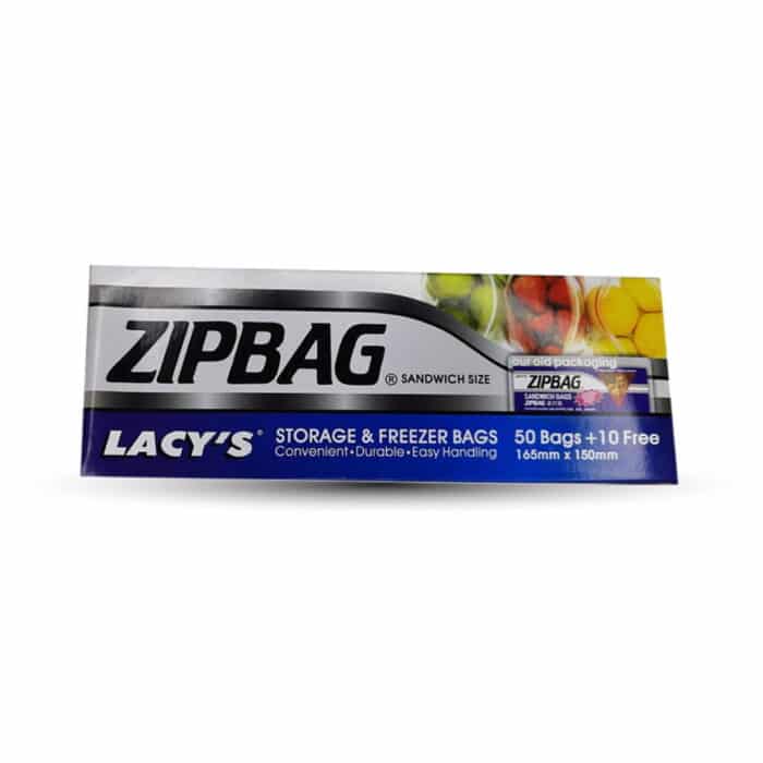 Lacy's Zip Bag Storage Sandwich 50 Bag