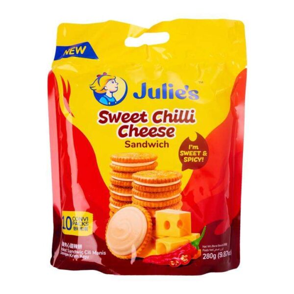 Julie's biscuit sweet chilli cheese 280g
