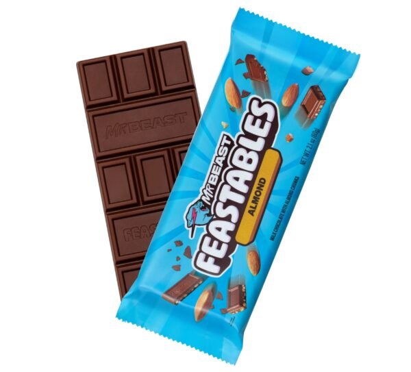 Mr Beast Feastables Almond Milk Chocolate 60gm